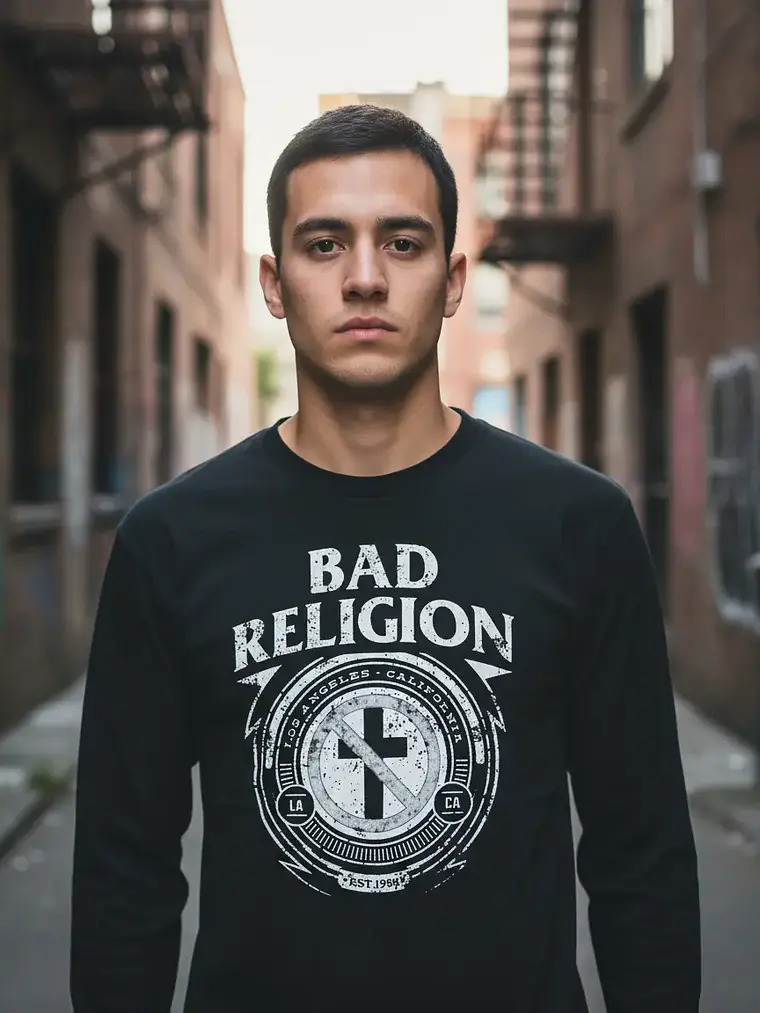 Polera Manga Larga Bad Religion - Ver 05 - Vale Gamess 1