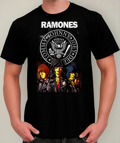 Polera Ramones - Ver 10 - Vale Gamess