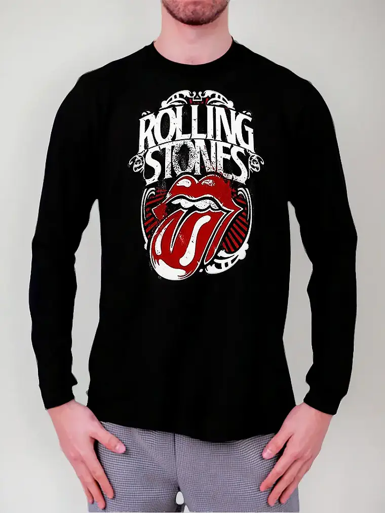 Polera Manga Larga The Rolling Stones - Ver 05 - Vale Gamess 1
