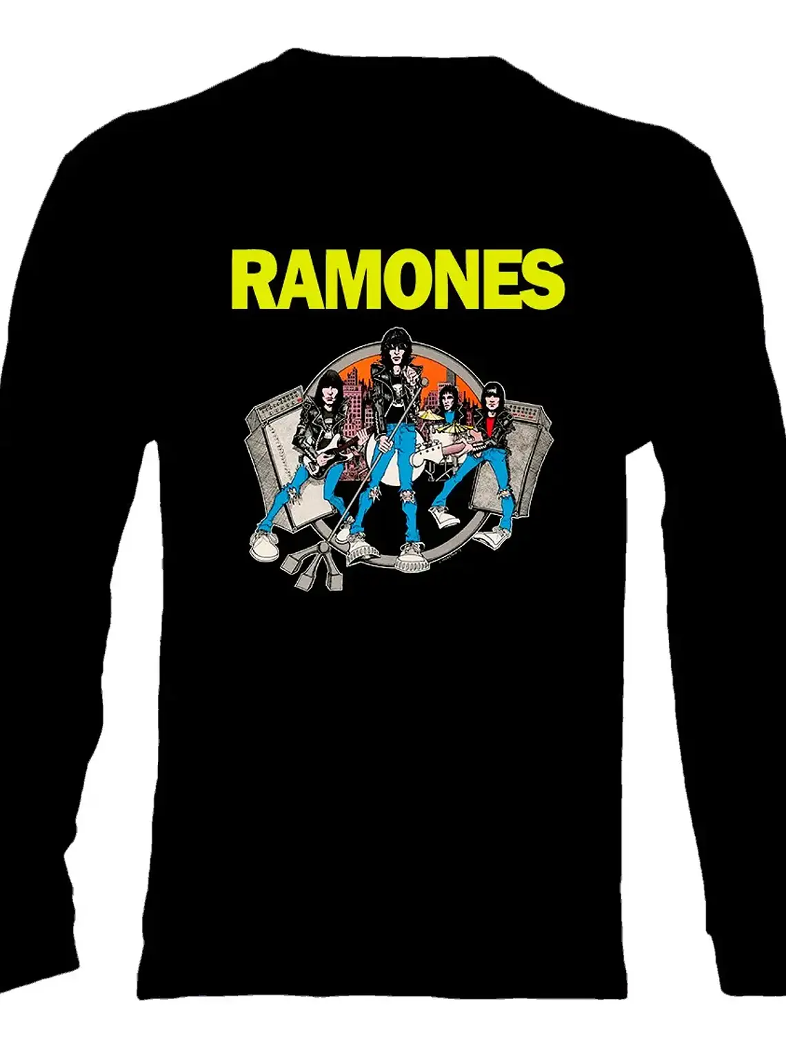 Polera Manga Larga Ramones - Ver 05 - Road To Ruin 1