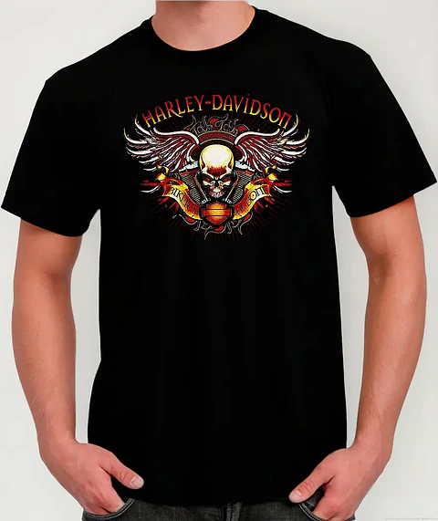 Polera Harley Davidson - Ver 02 - Vale Gamess