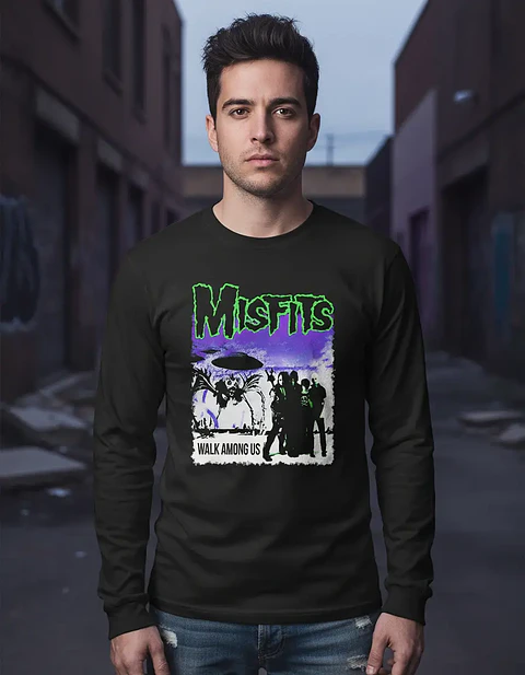 Polera Manga Larga Misfits - Ver 26 - Walk Among Us