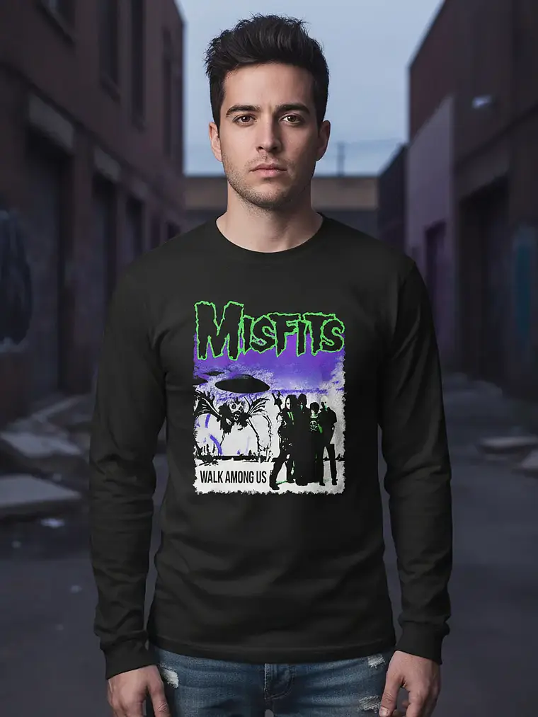 Polera Manga Larga Misfits - Ver 26 - Walk Among Us 1