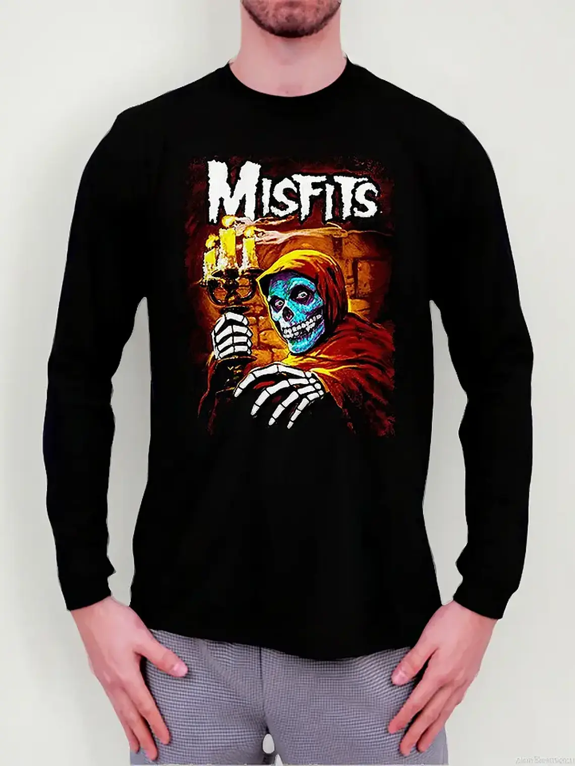 Polera Manga Larga Misfits - Ver 19 - American Psycho 1