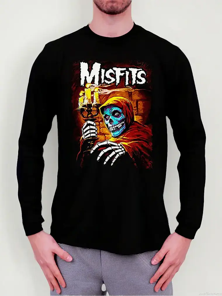 Polera Manga Larga Misfits - Ver 19 - American Psycho 1