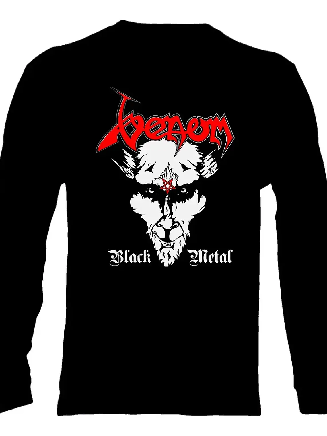 Polera Manga Larga Venom - Ver 04 - Black Metal 1