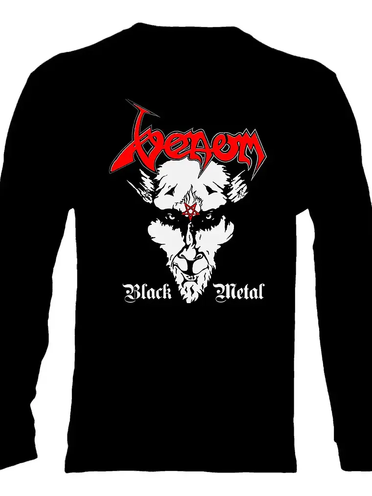 Polera Manga Larga Venom - Ver 04 - Black Metal 1