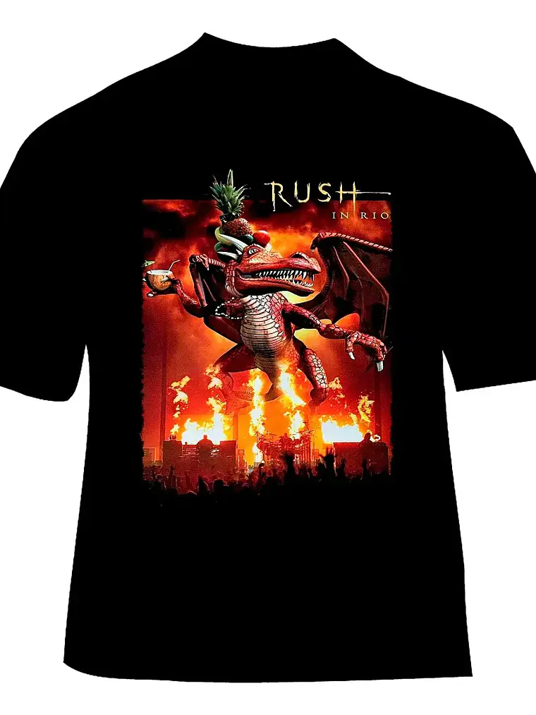 Polera Rush - Ver 19 - Live In Rio 1