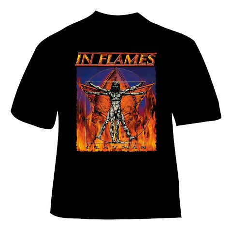 Polera In Flames - Ver 04 - Clayman