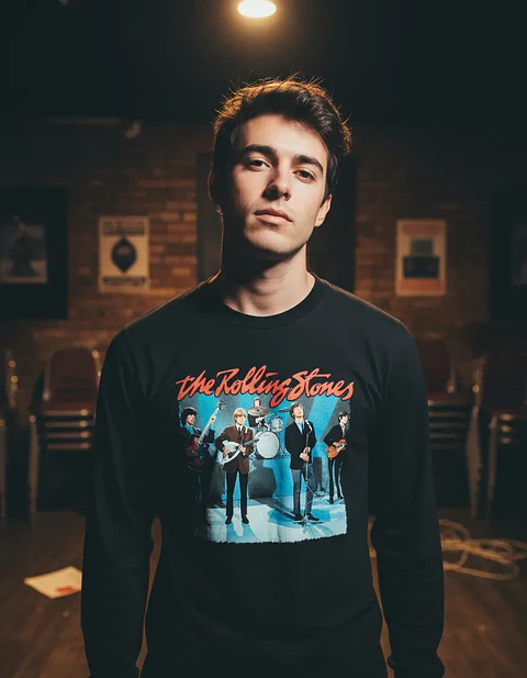 Polera Manga Larga The Rolling Stones - Ver 06 - Live