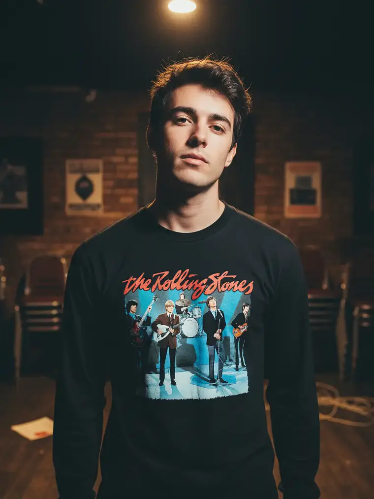 Polera Manga Larga The Rolling Stones - Ver 06 - Live 1