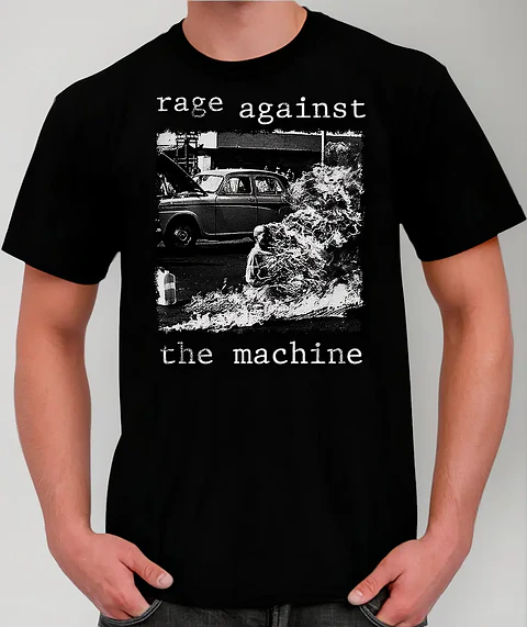 Polera Rage Against The Machine - Ver 01 - Vale Gamess