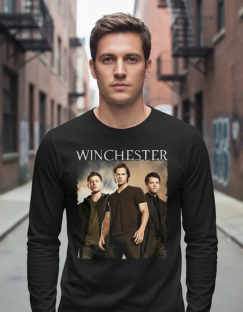 Polera Manga Larga Supernatural - Ver 01 - Vale Gamess
