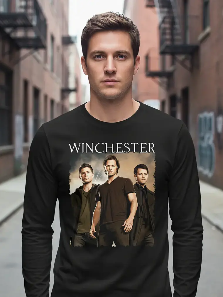 Polera Manga Larga Supernatural - Ver 01 - Vale Gamess 1