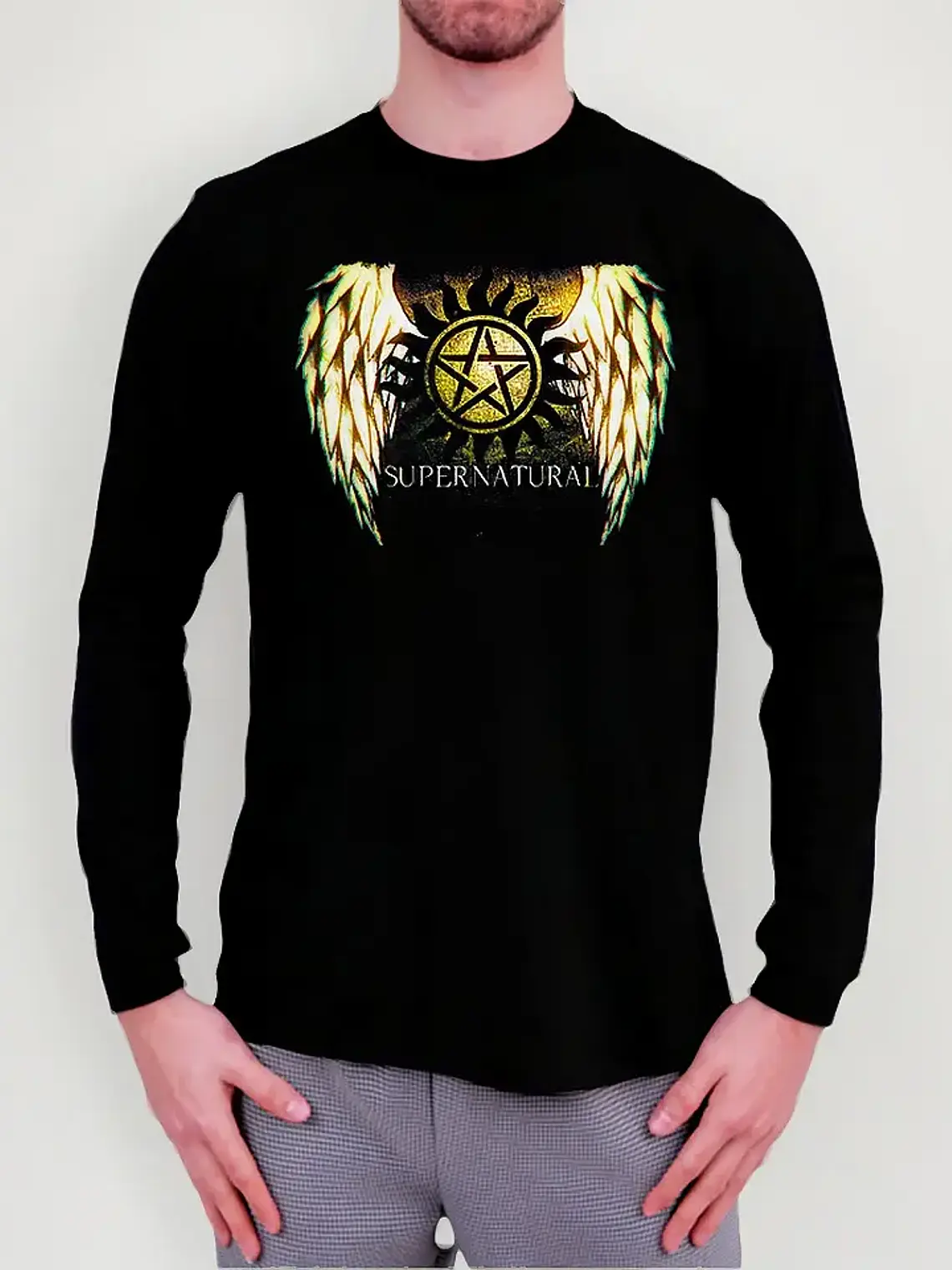 Polera Manga Larga Supernatural - Ver 02 - Vale Gamess 1