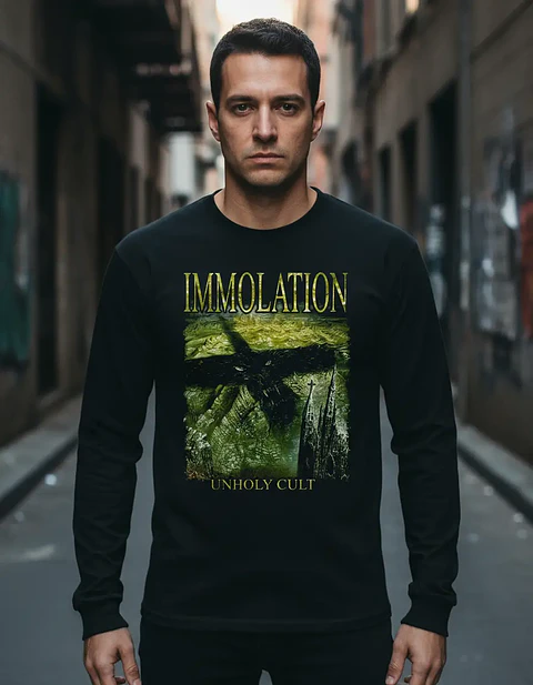 Polera Manga Larga Immolation - Ver 10 - Unholy Cult