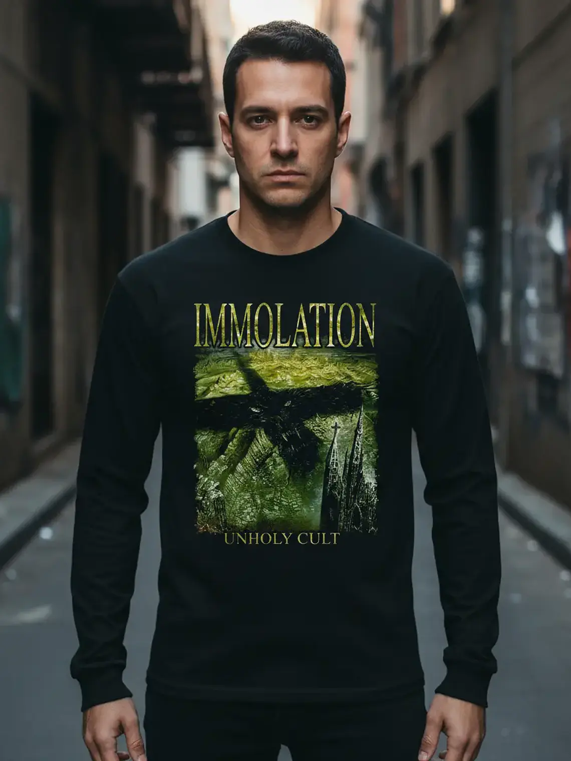 Polera Manga Larga Immolation - Ver 10 - Unholy Cult 1