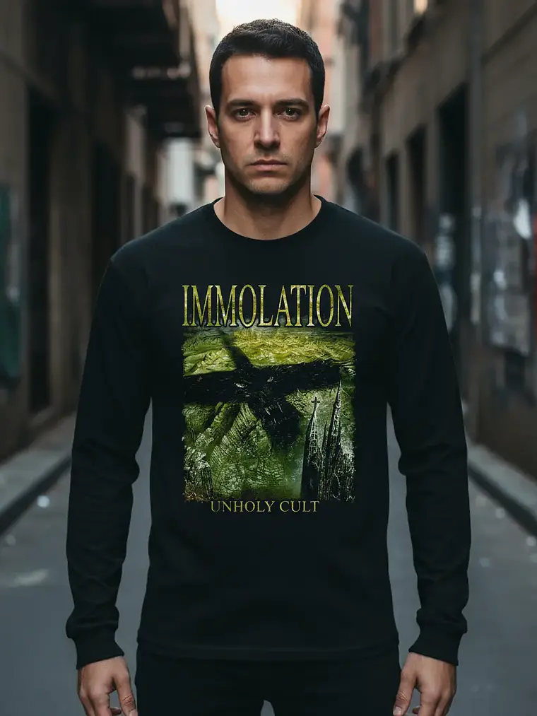 Polera Manga Larga Immolation - Ver 10 - Unholy Cult 1