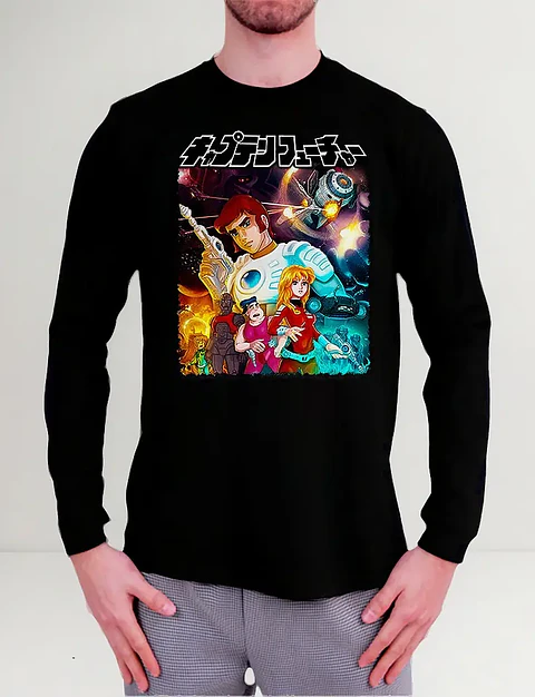 Polera Manga Larga Capitan Futuro - Ver 01 - Vale Gamess