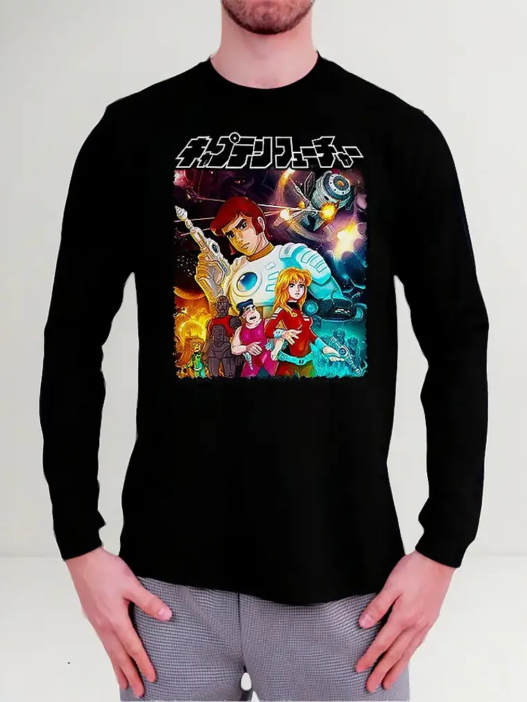 Polera Manga Larga Capitan Futuro - Ver 01 - Vale Gamess 1