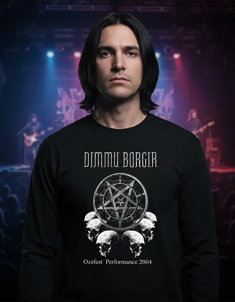Polera Manga Larga Dimmu Borgir - Ver 03 - Ozzfest Performan