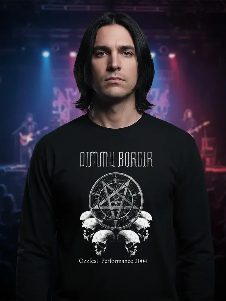 Polera Manga Larga Dimmu Borgir - Ver 03 - Ozzfest Performan 1