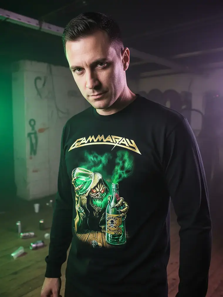 Polera Manga Larga Gamma Ray - Ver 01 - Vale Gamess 1