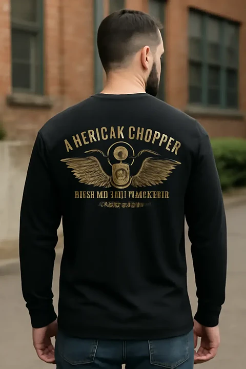 Polera Manga Larga American Chopper - Ver 02 - Vale Gamess