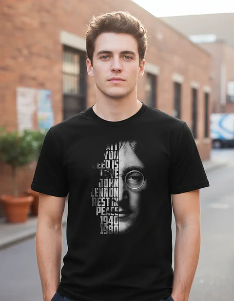 Polera John Lennon - Ver 01 - Vale Gamess