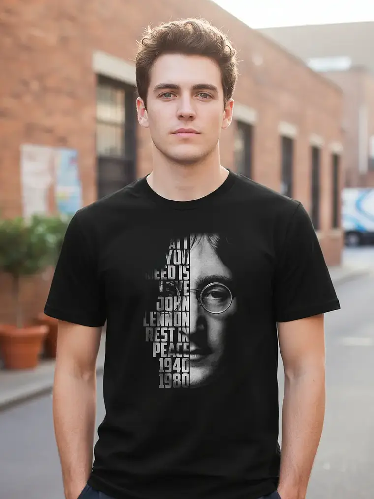Polera John Lennon - Ver 01 - Vale Gamess 1