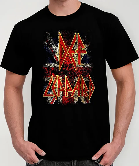 Polera Def Leppard- Ver 01 - Vale Gamess