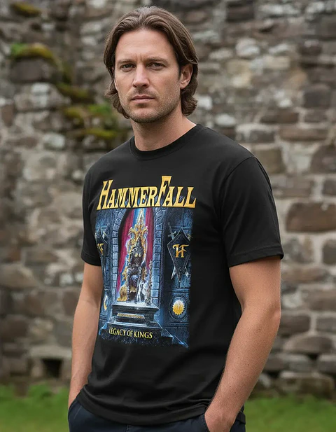 Polera Hammerfall - Ver 18 - Legacy Of Kings