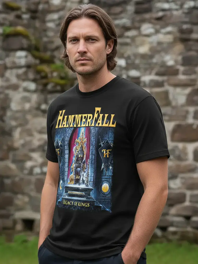 Polera Hammerfall - Ver 18 - Legacy Of Kings 1