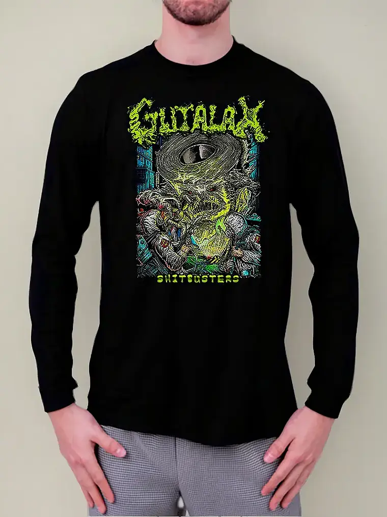 Polera Manga Larga Gutalax - Ver 08 - Sh!t Busters 1