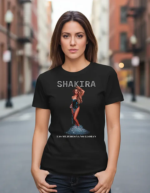 Polera Shakira - Ver 02 - Las Mujeres Ya No Lloran