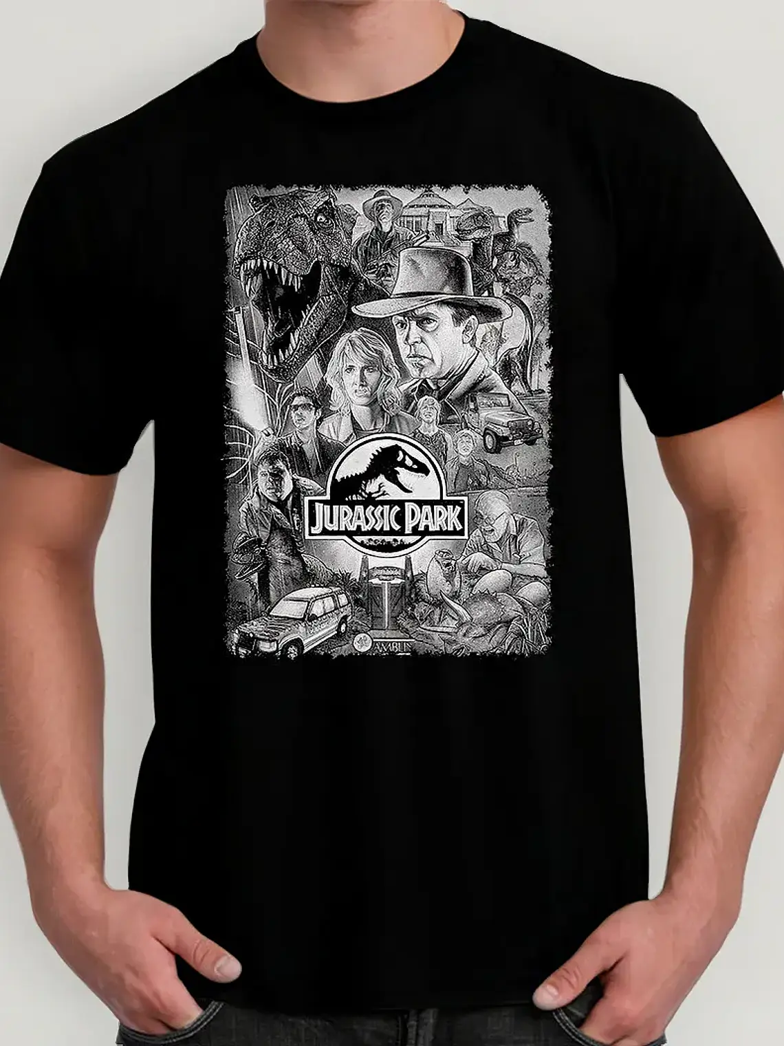 Polera Jurassic Park - Ver 01 - Vale Gamess 1