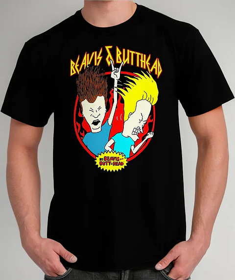 Polera Beavis And Butthead - Ver 05 - Vale Gamess