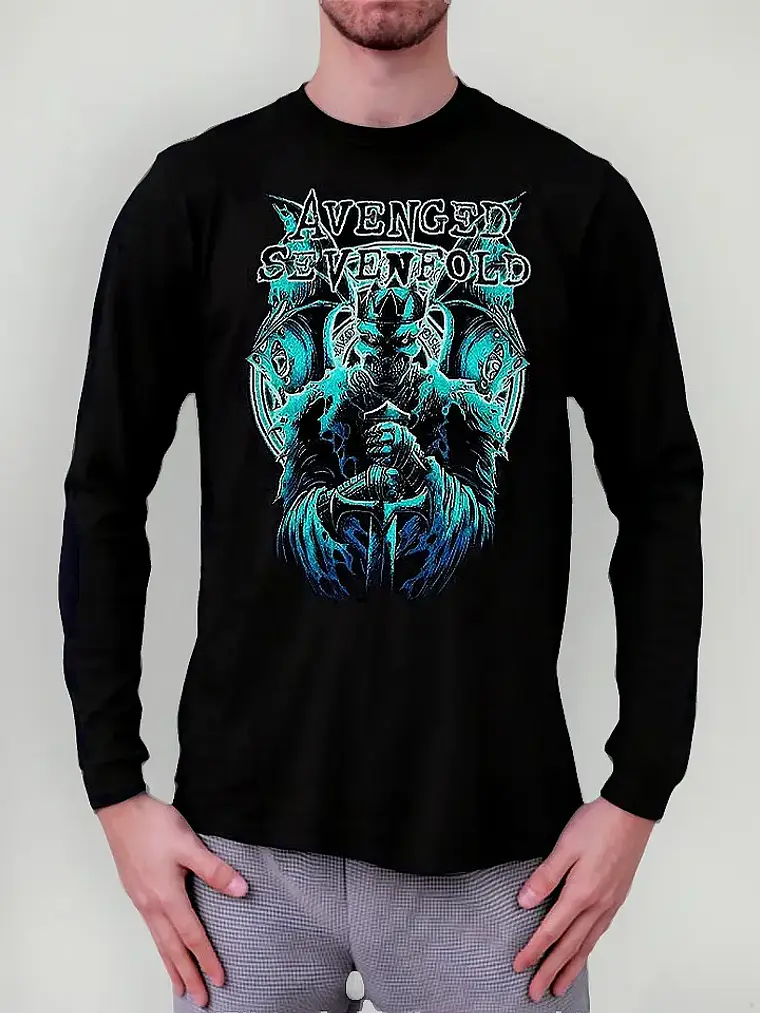 Polera Manga Larga Avenged Sevenfold - Ver 10 - Vale Gamess 1