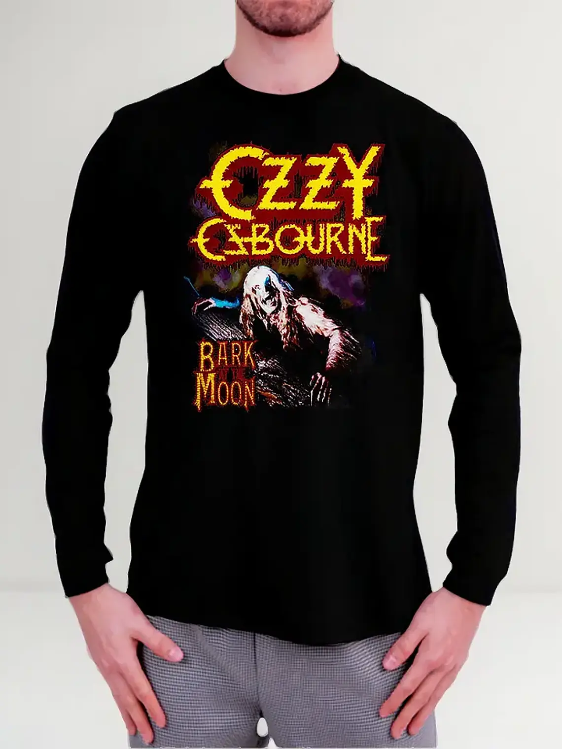 Polera Manga Larga Ozzy Osbourne - Ver 05 - Bark At The Moon 1