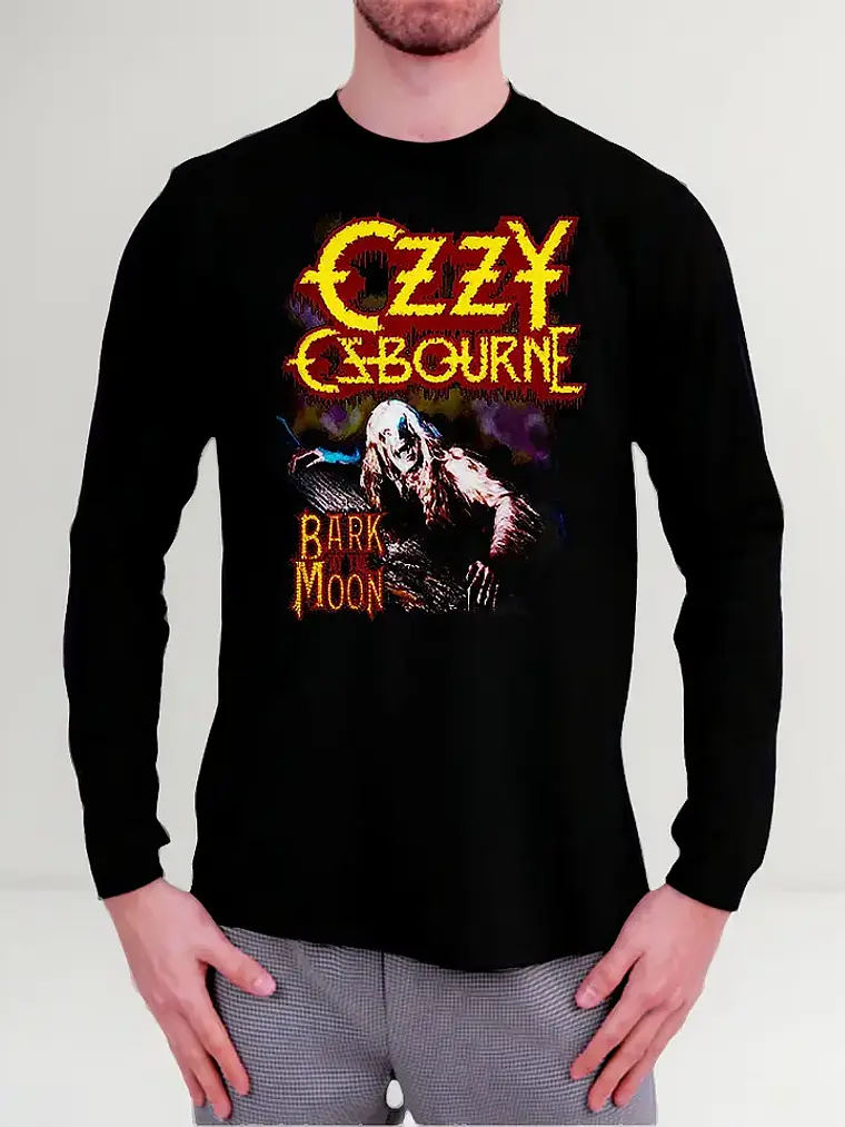 Polera Manga Larga Ozzy Osbourne - Ver 05 - Bark At The Moon 1