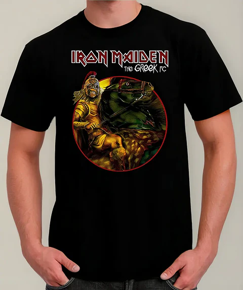 Polera Iron Maiden - Ver 127 - The Greek Fc