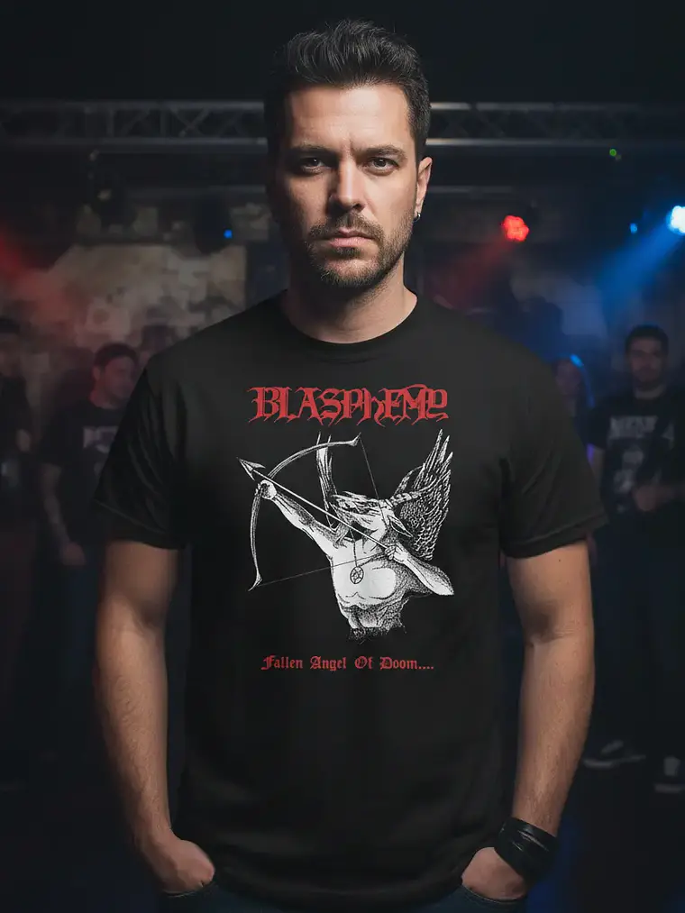 Polera Blasphemy - Ver 04 - Fallen Angel Of Doom 1