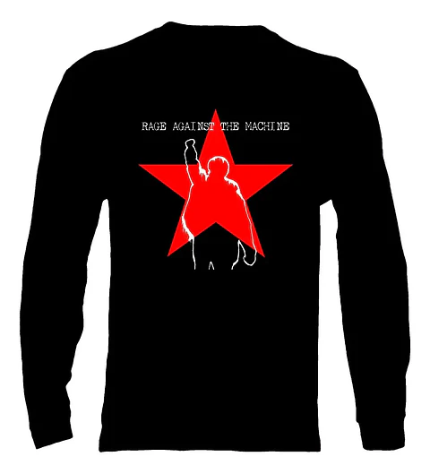 Polera Manga Larga Rage Against The Machine - Ver 03 - Vale