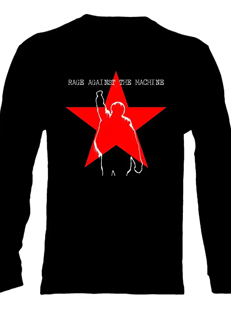 Polera Manga Larga Rage Against The Machine - Ver 03 - Vale 1