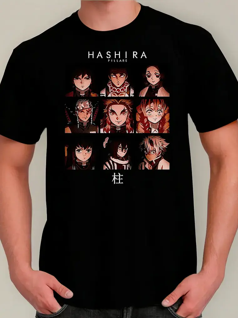 Polera Kimetsu No Yaiba - Demon Slayer - Pilares 1