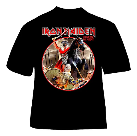 Polera Iron Maiden Alexander The Great Ver 01