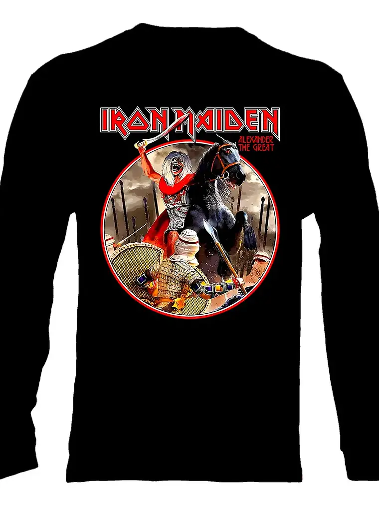 Polera Manga Larga Iron Maiden - Alexander The Great Ver 01 1