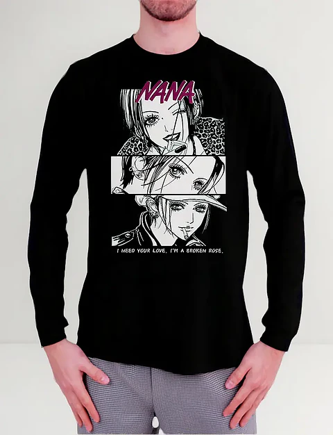 Polera Manga Larga Nana - Nana Osaki - Vale Gamess