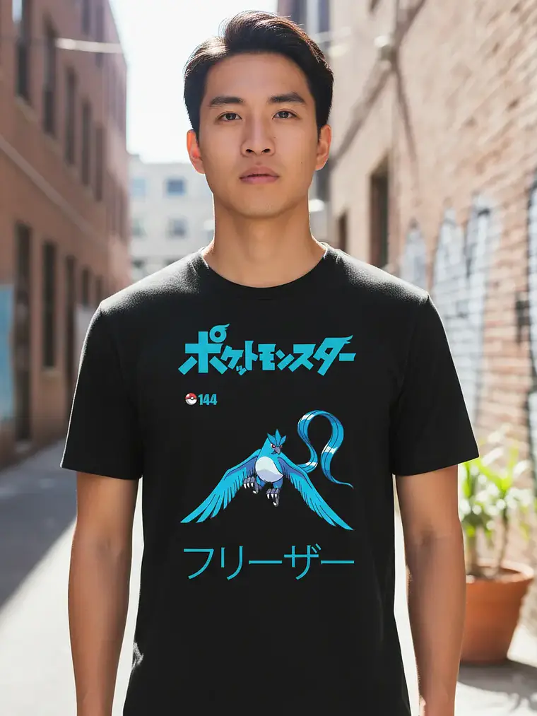 Polera Pokemon - Articuno - Legendario - Vale Gamess - Ver A 1