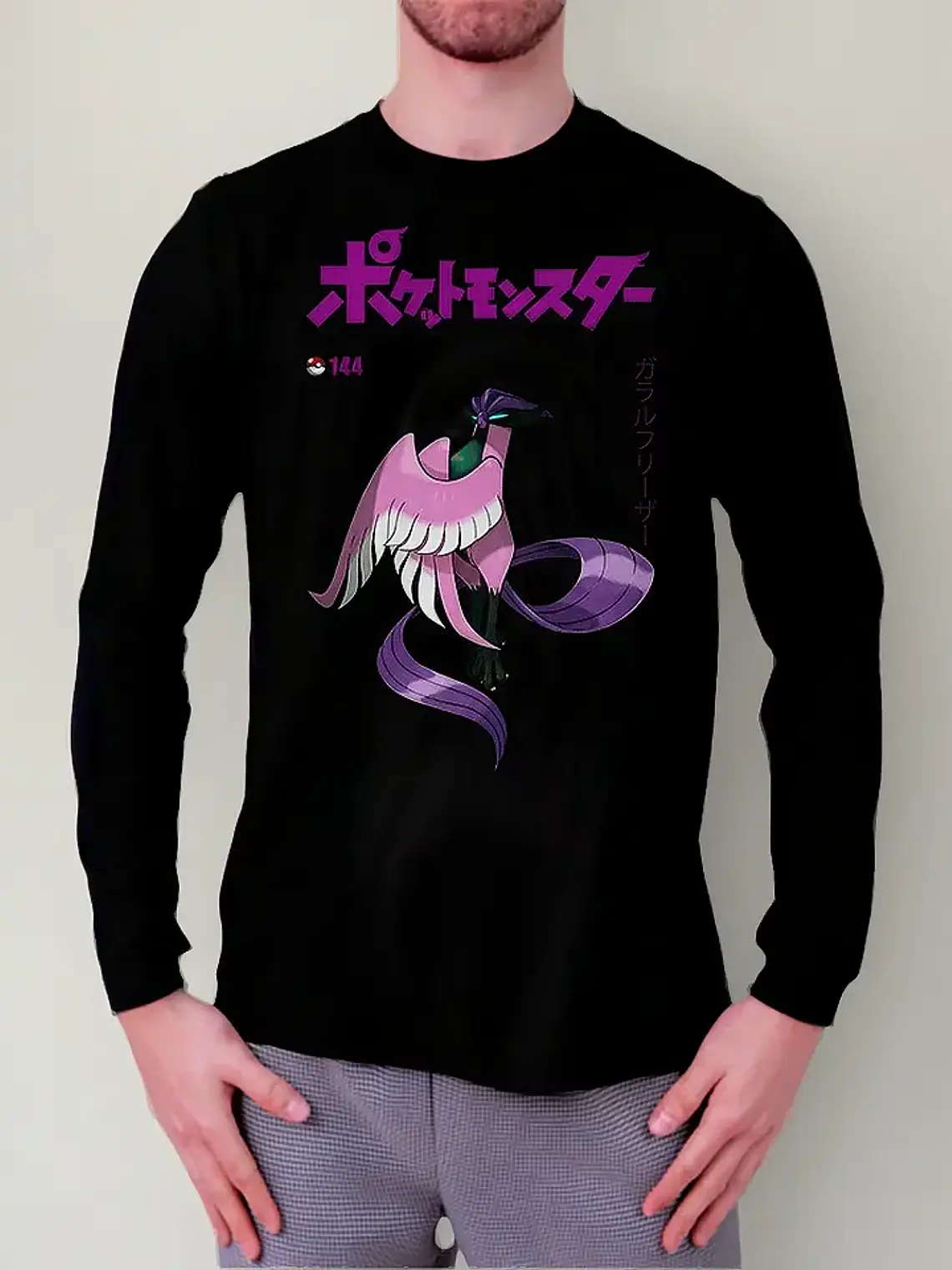 Polera Manga Larga Pokemon Galar - Articuno - Vale Gamess 1